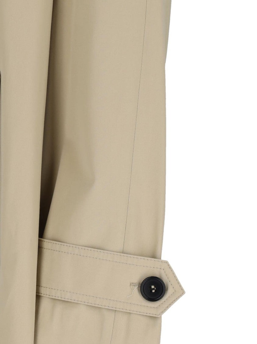 Mm6 By Maison Margiela Single-Breasted Coat – Beige