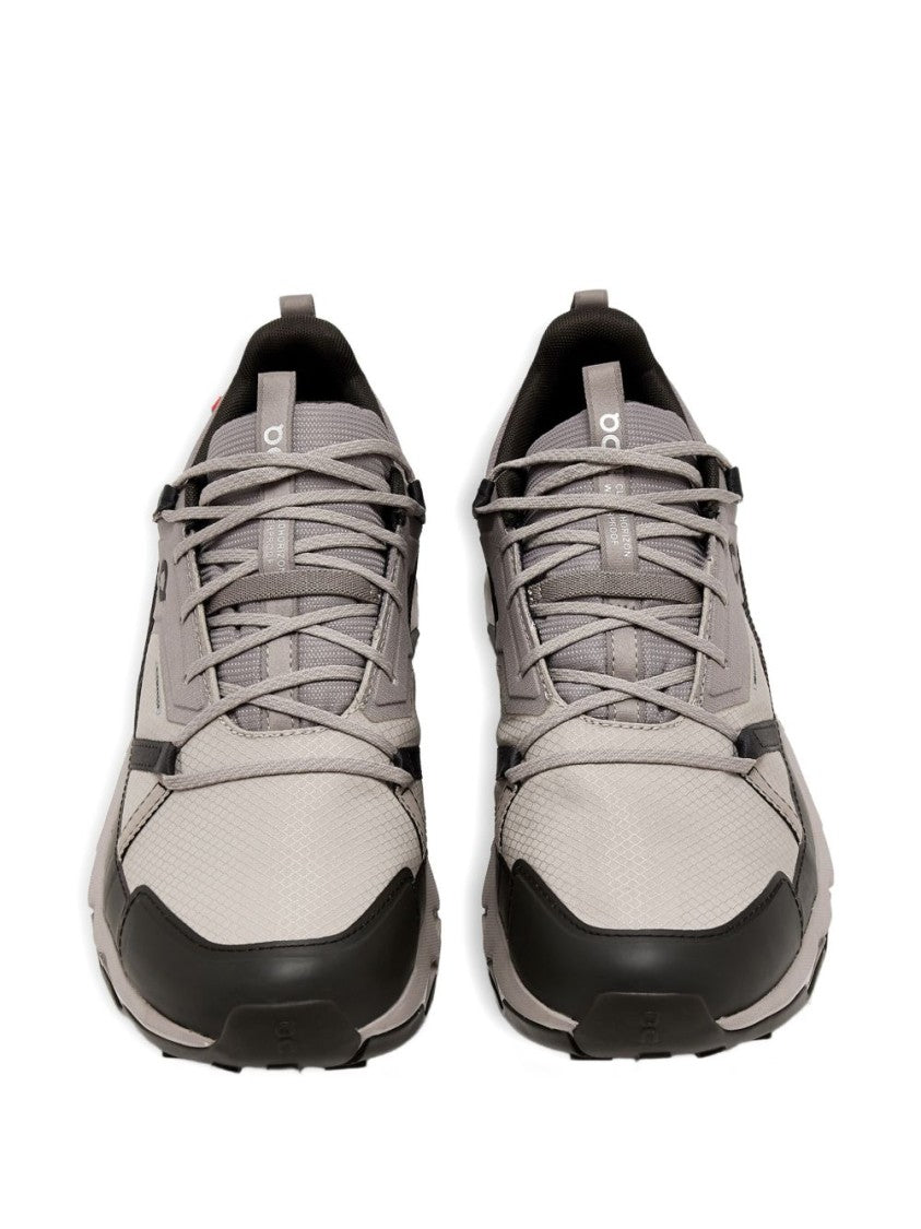 On Running Sporty Grey Sneakers With Breathable Mesh Upper