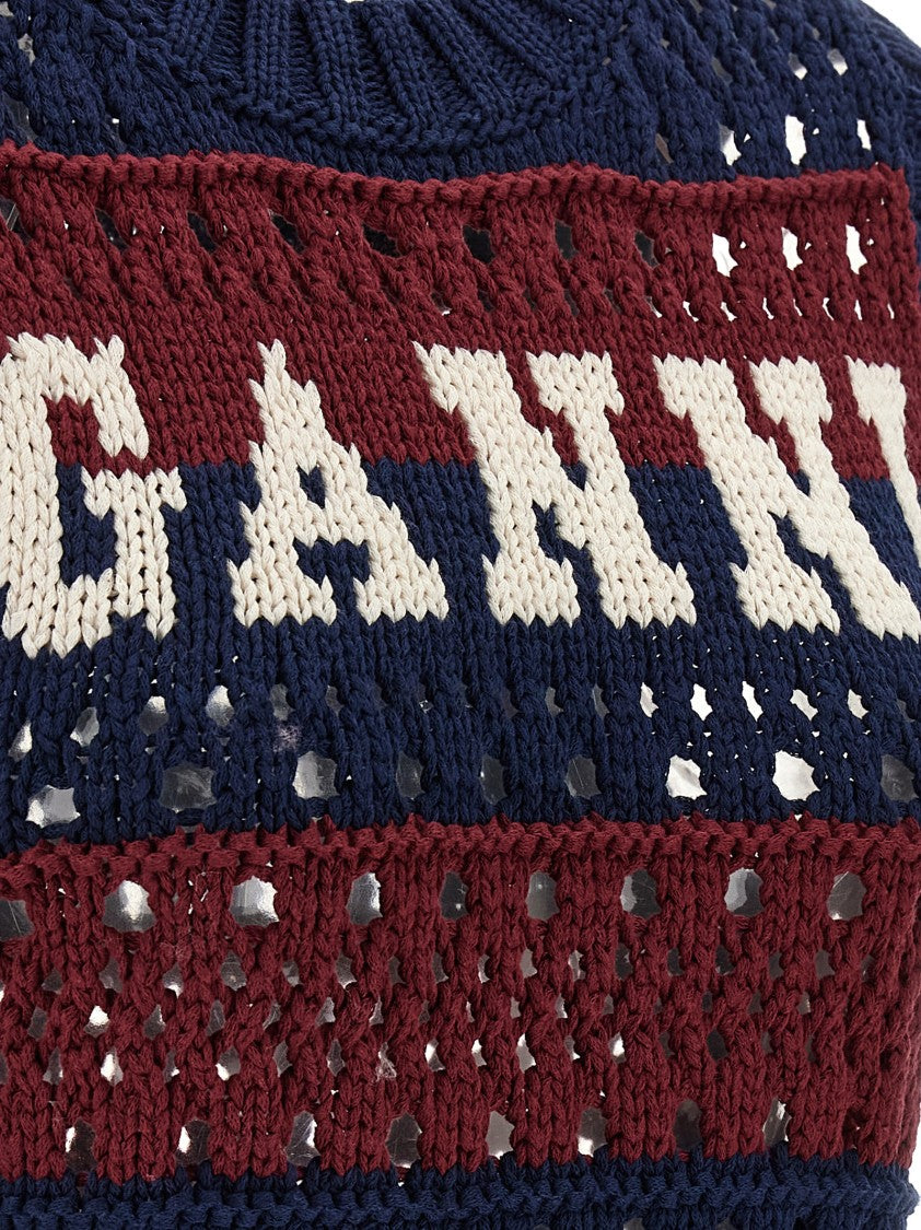 Ganni Blue Striped' Vest