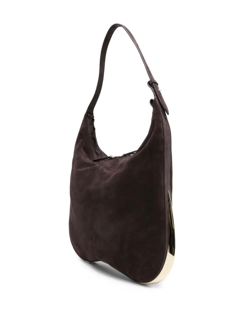 Benedetta Bruzziches Structured Detachable Shoulder Strap Minimalist Handbag