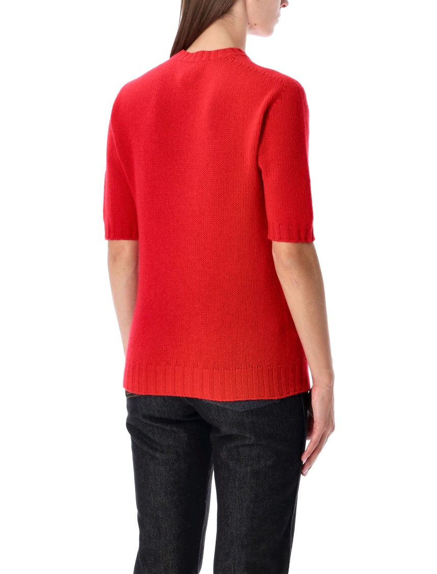 Fabiana Filippi Wool Short Sleeve Sweater