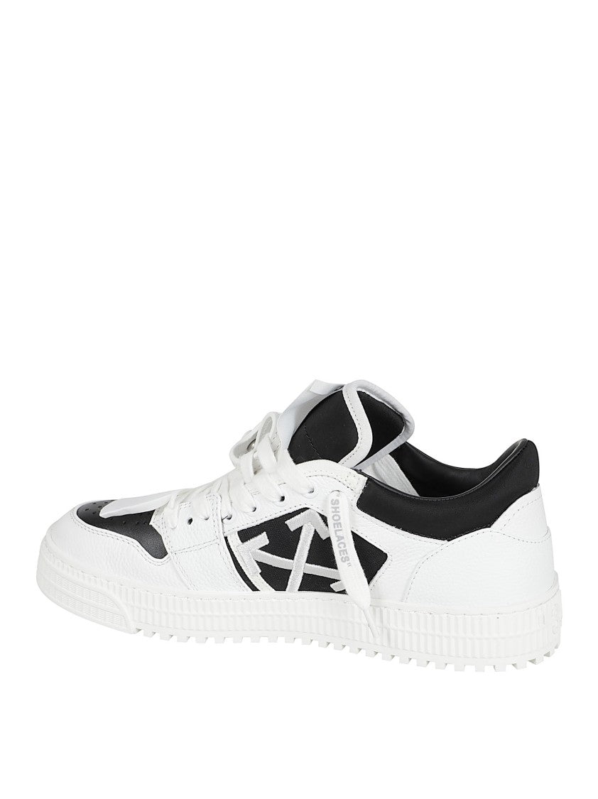 Off-White Layered Design Low-Top Sneakers With Textured Sole
