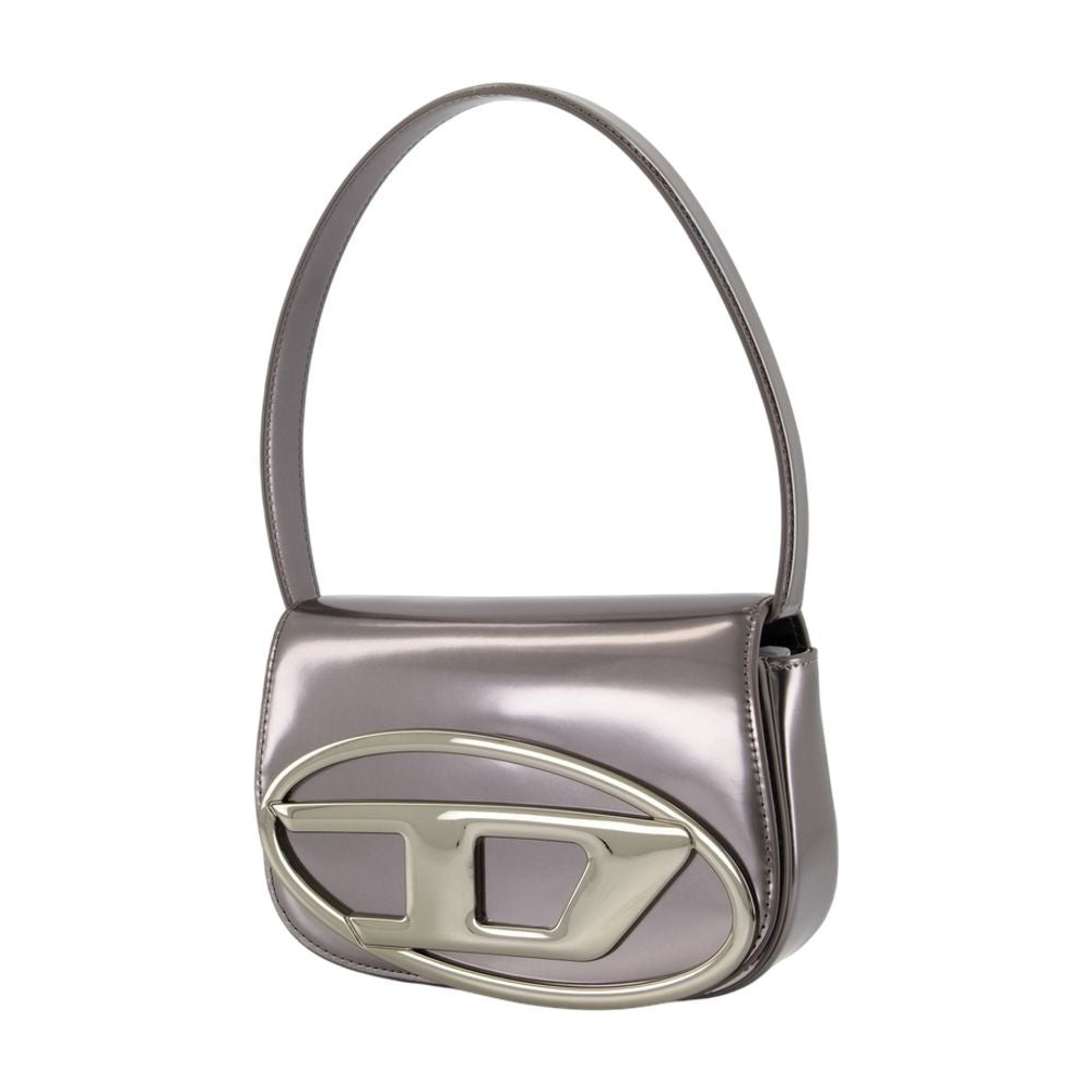 Diesel 1Dr Shoulder Bag - Leather - Metallic
