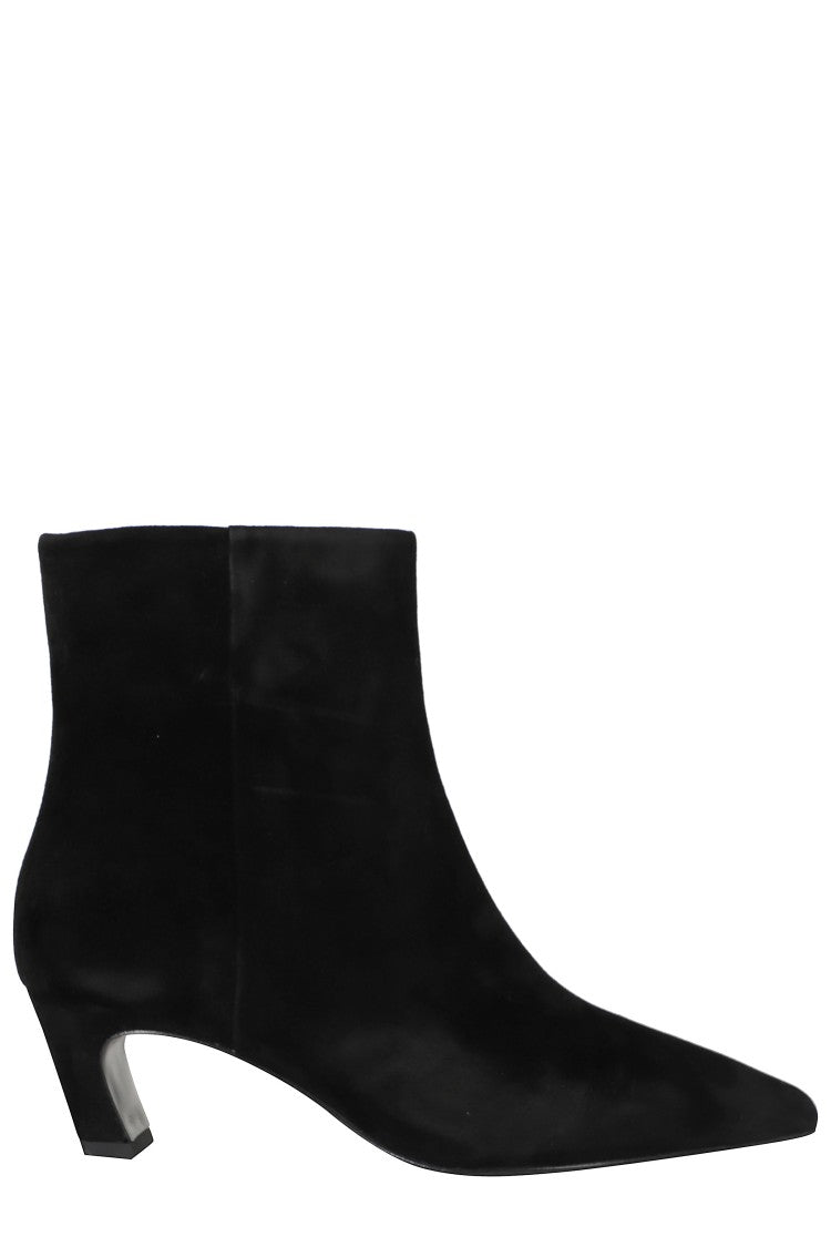 Ash Black Suede Ankle Boots
