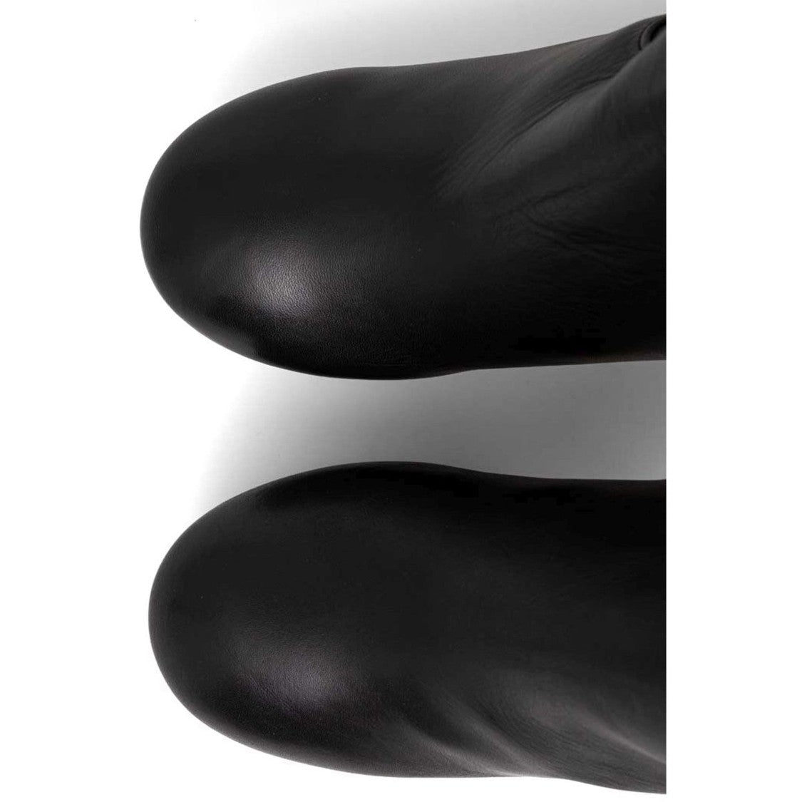 Alohas Black Joanna High Block Heel Leather Boots
