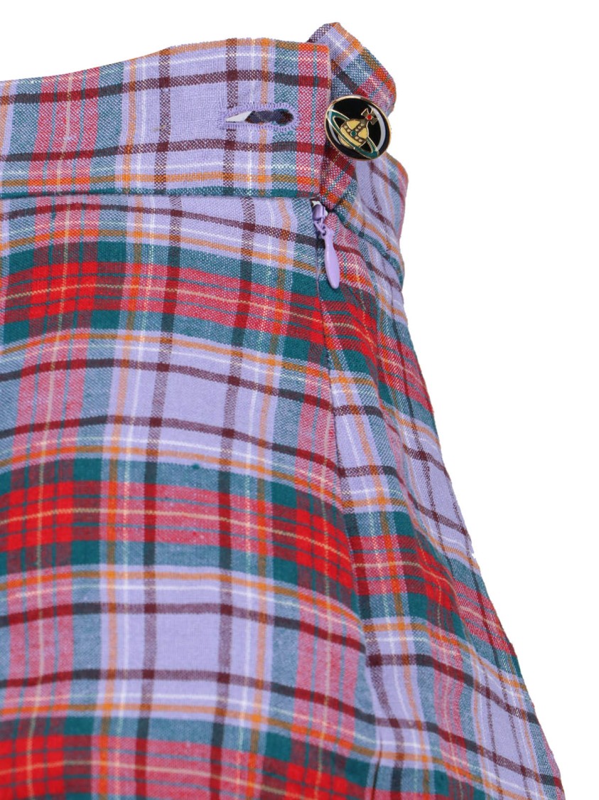 Vivienne Westwood "Panther" Midi Skirt – Multicolor