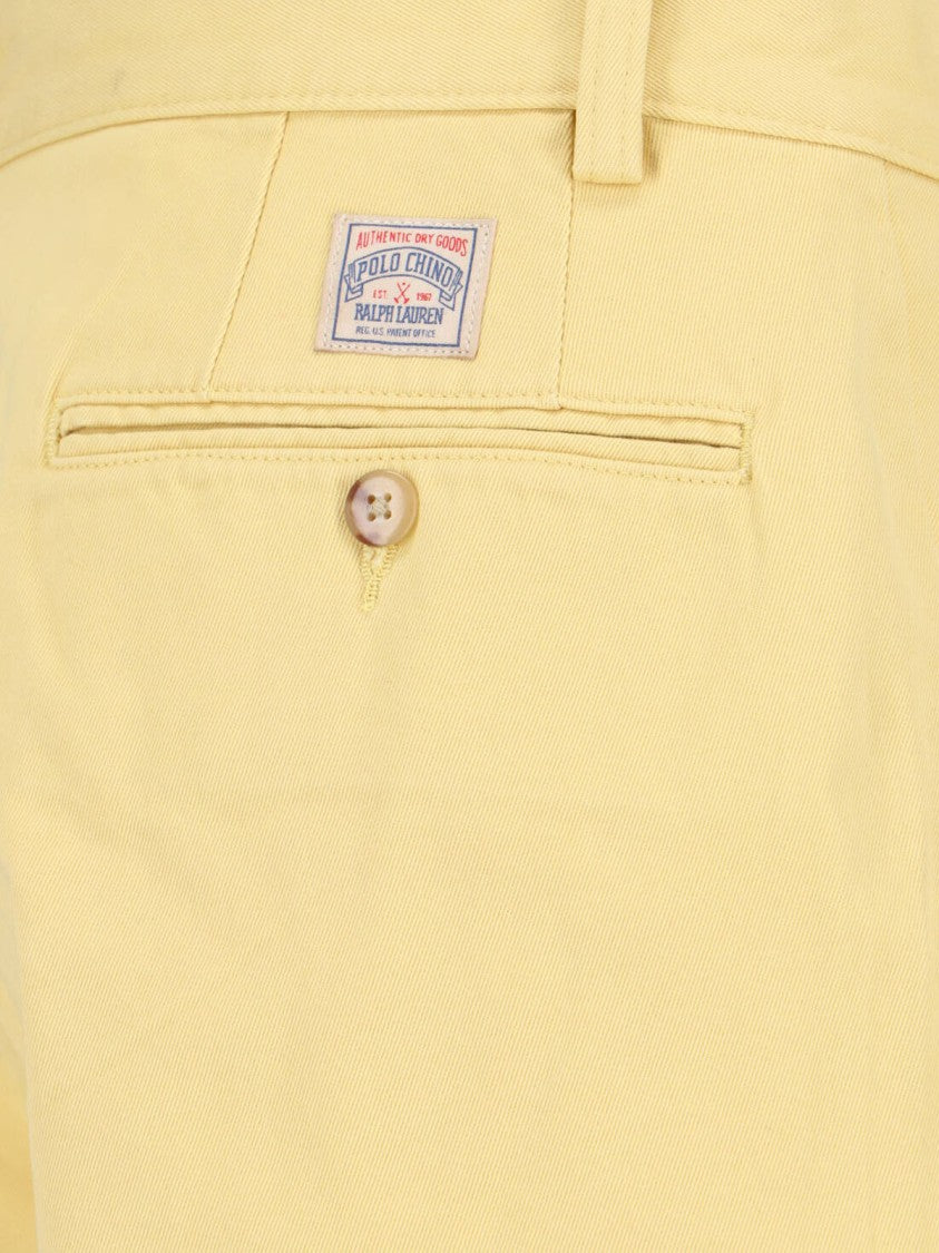 Polo Ralph Lauren Straight-Leg Trousers In Vibrant Yellow