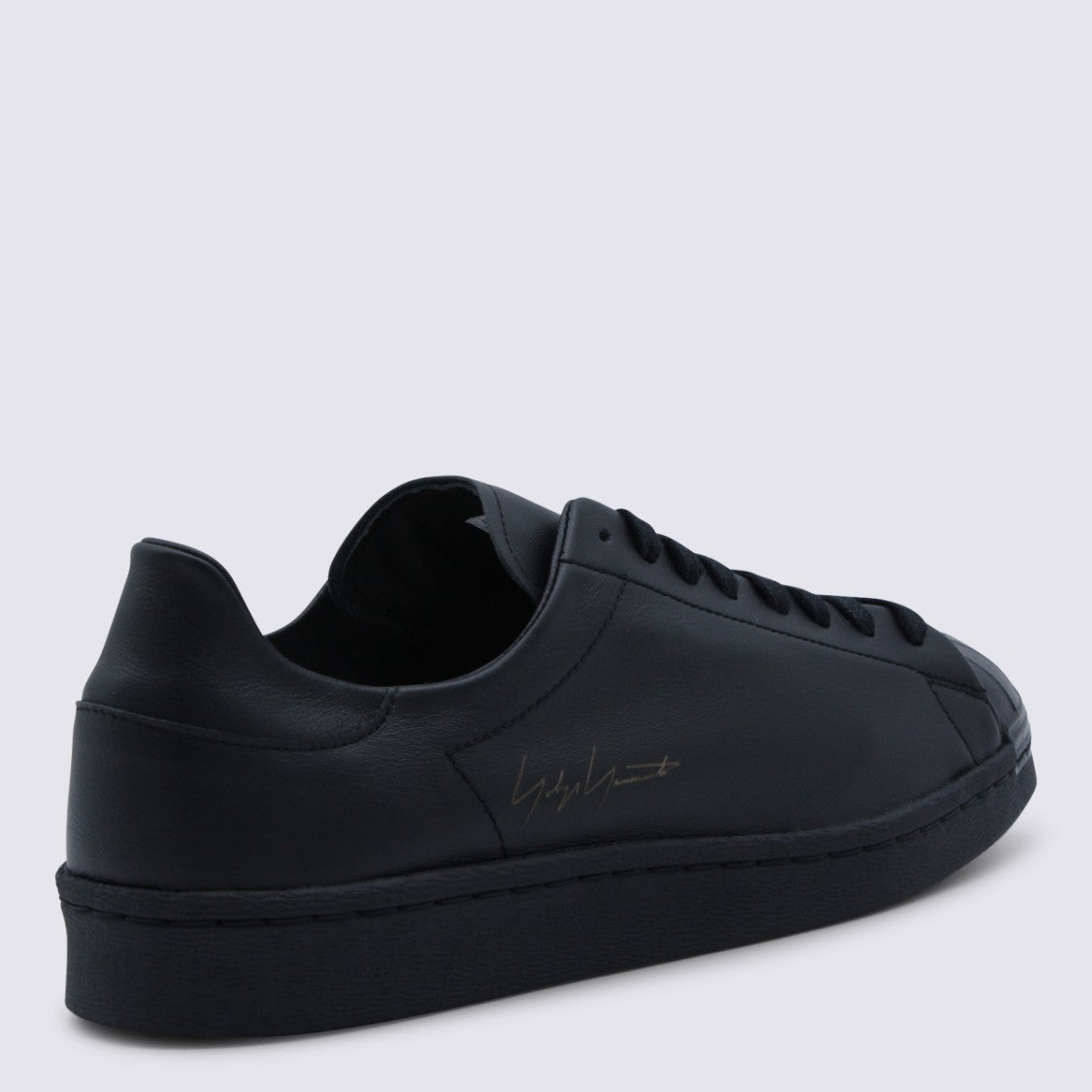 Y-3 Smooth Leather Low-Top Sneakers
