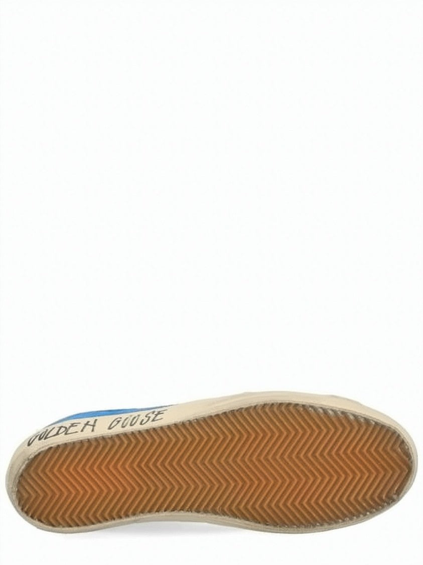 Golden Goose Vibrant Blue Suede Sneakers