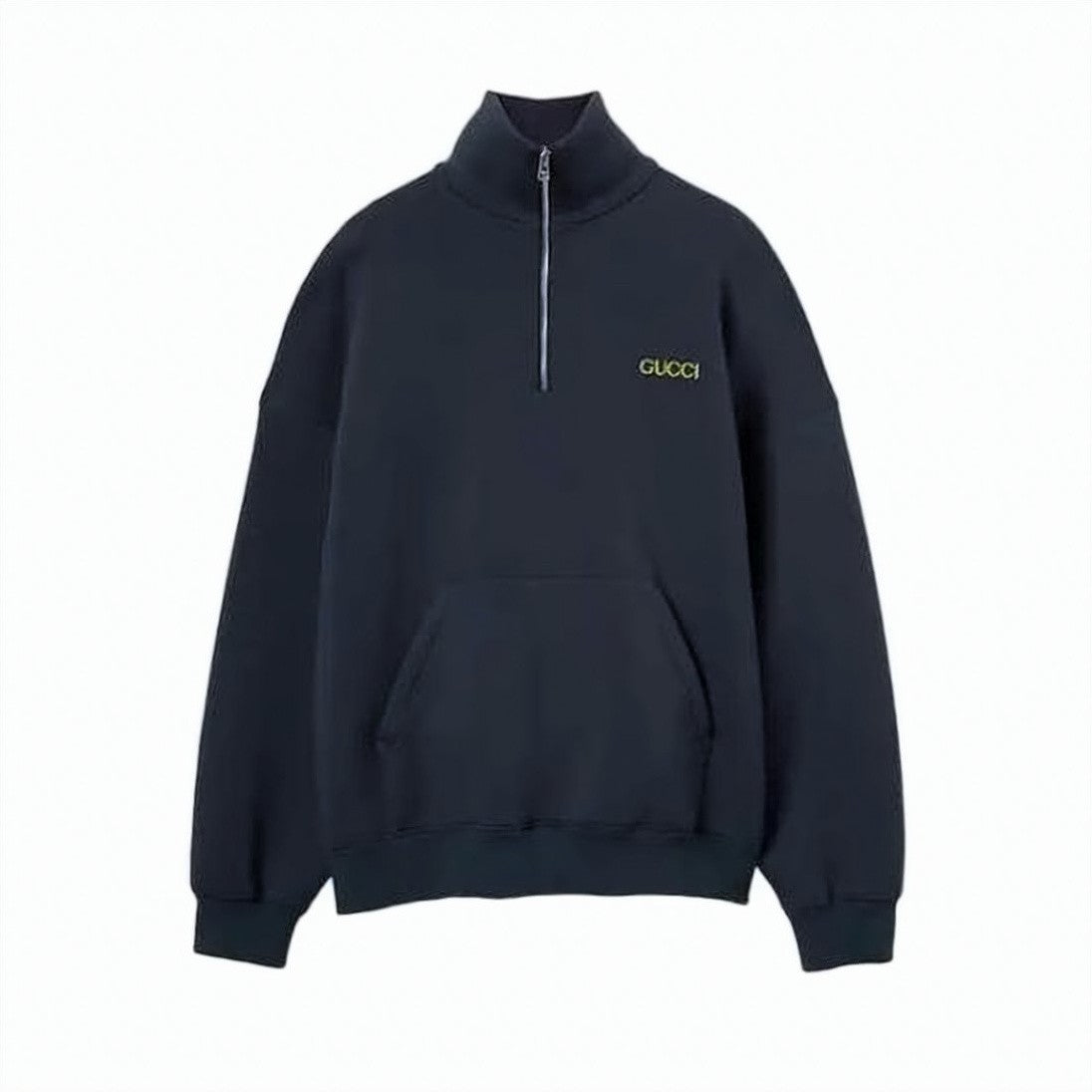 Gucci Half-Zip Turtleneck With Kangaroo Pocket