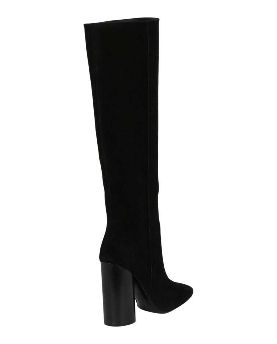 Ferragamo Pampero Suede Knee-High Boots