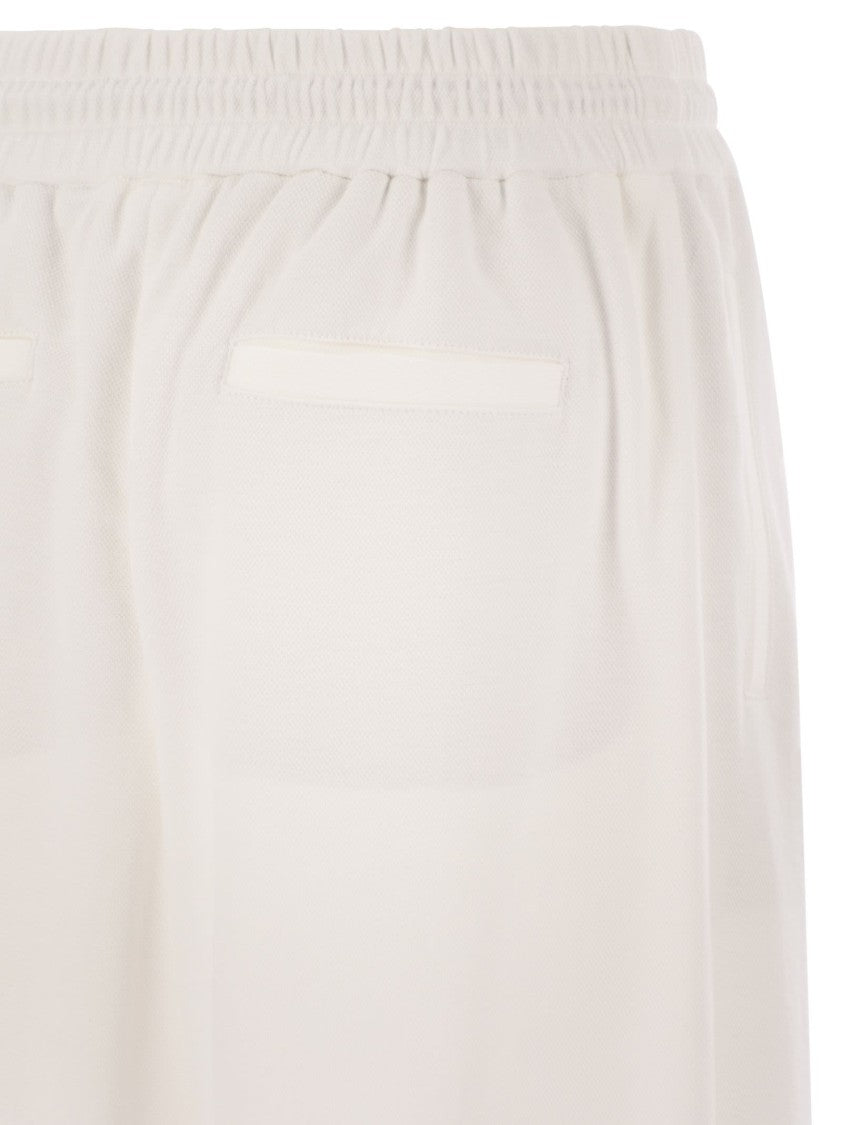 Brunello Cucinelli Track Trousers In Couture Interlock