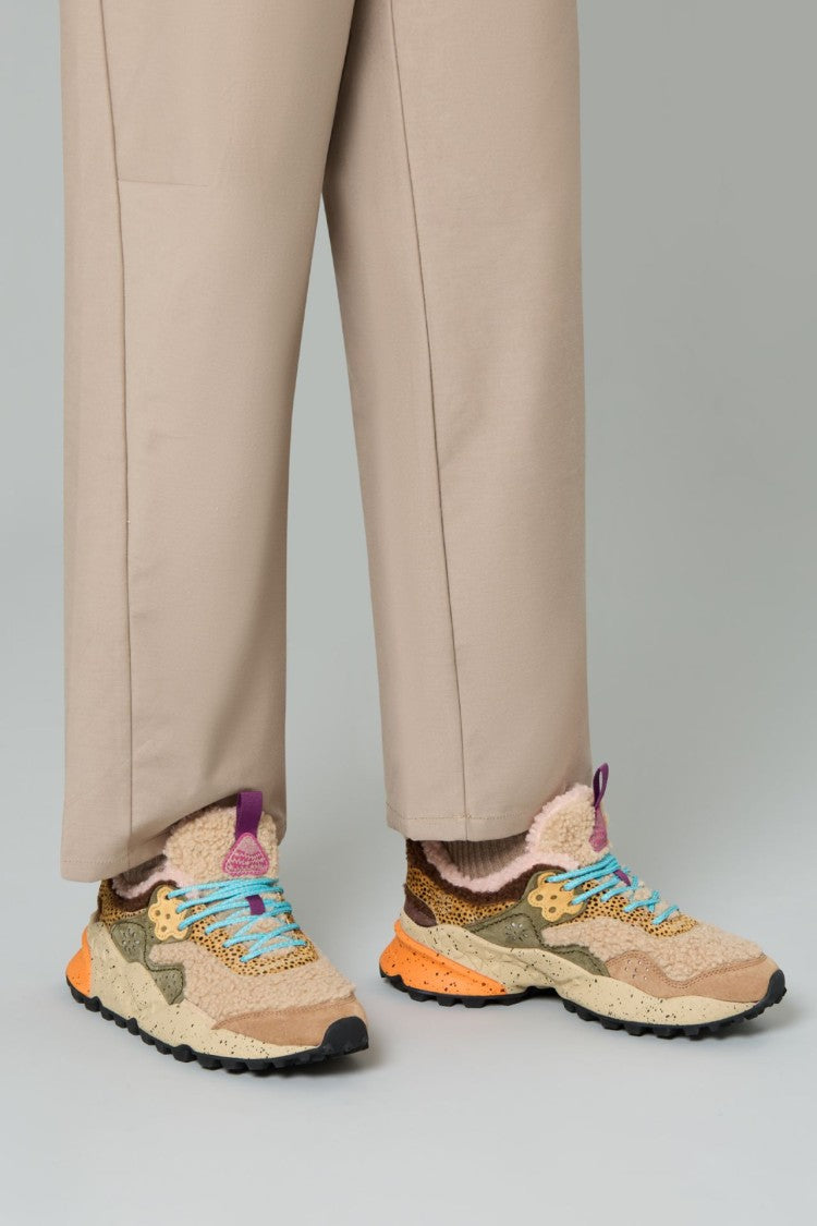 Flower Mountain Kotetsu Sneakers With Textured Material Blend