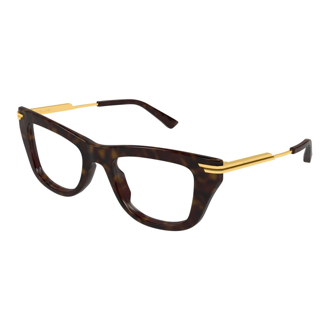 Bottega Veneta Bv1370o Angular Tortoiseshell Sunglasses