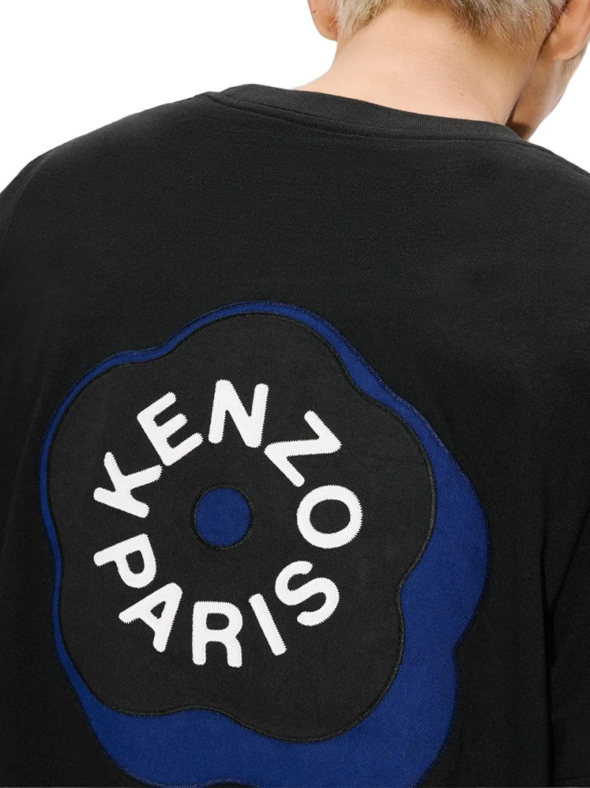 Kenzo Silk And Nylon Blend Crew Neck T-Shirt