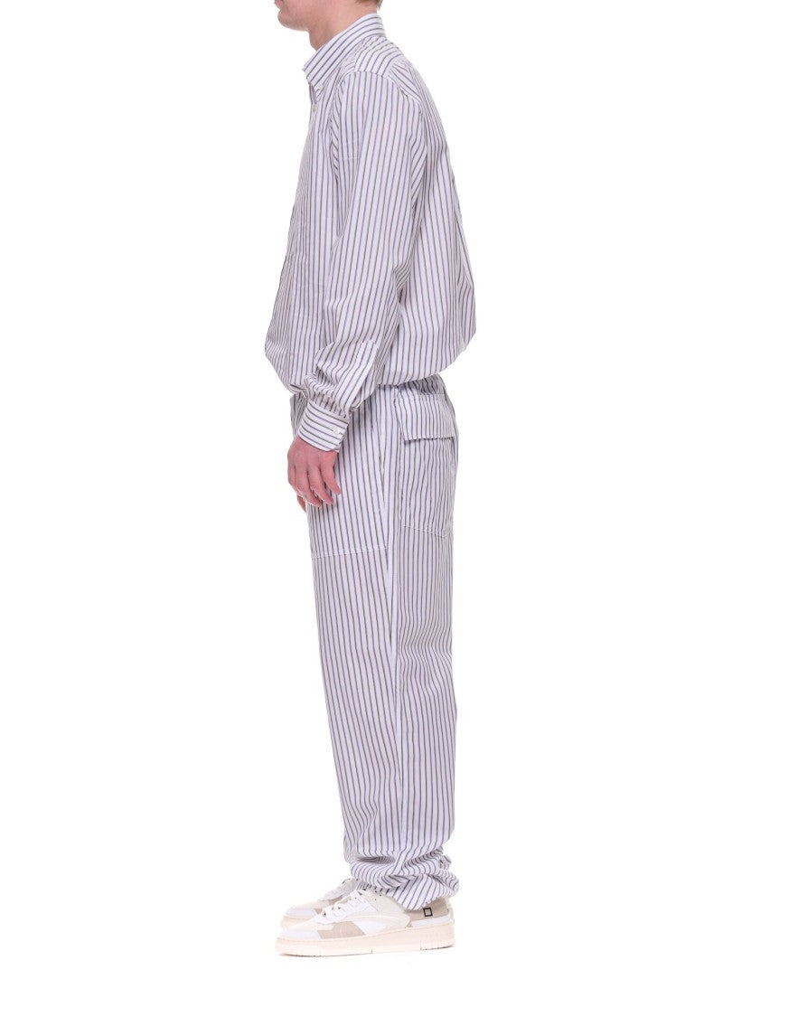 Cellar Door Zac Men’S Striped Cotton Pants