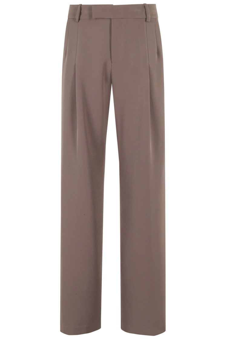 Federica Tosi Wide-Leg Cady Pants