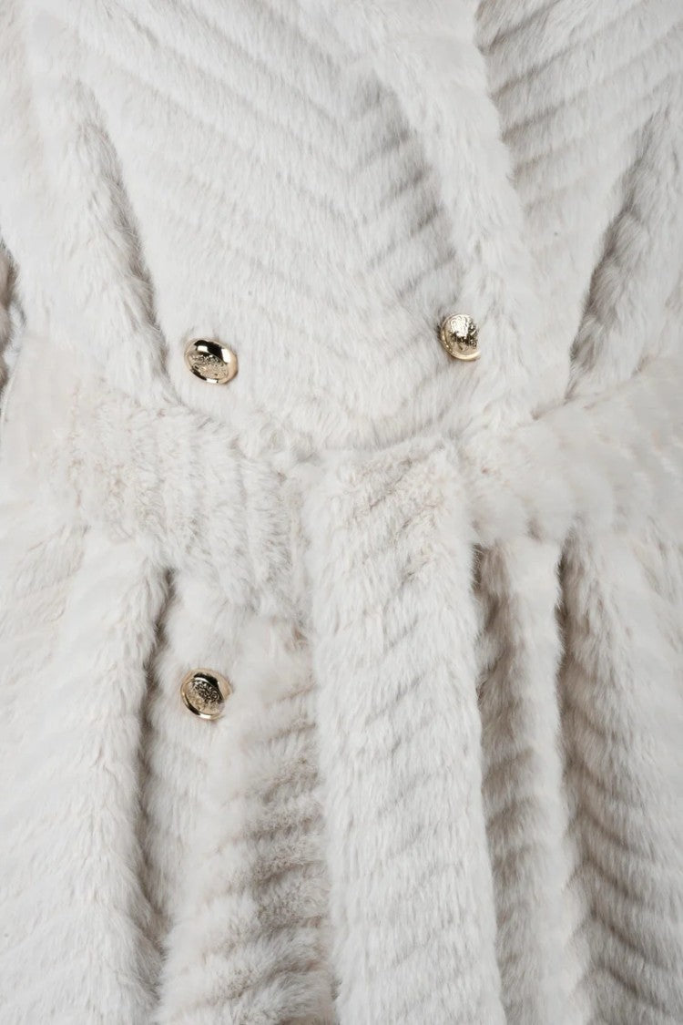 Guess By Marciano Faux Fur Coat - White