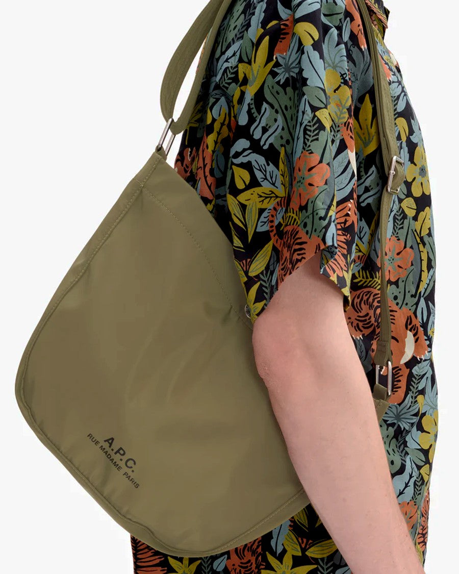 A.P.C. Small Khaki Shoulder Bag With Adjustable Strap