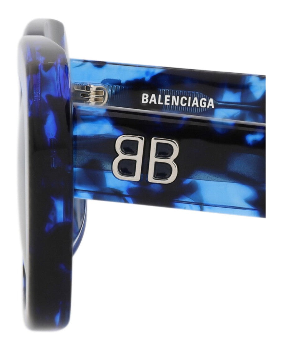 Balenciaga Square-Frame Recycled Acetate Sunglasses