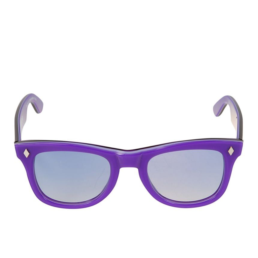 Kador Voyager Bold Glossy Purple Frame Sunglasses With Gradient Lenses