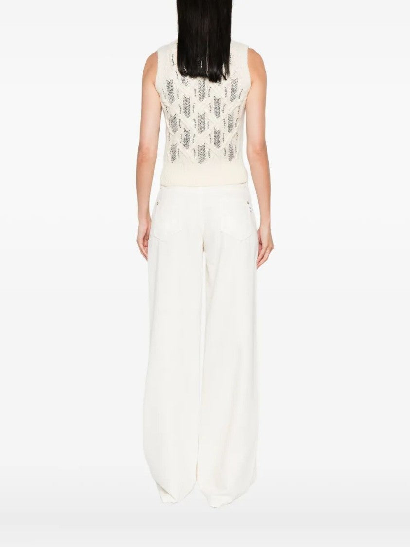 Ermanno Scervino Sleeveless Knit Top