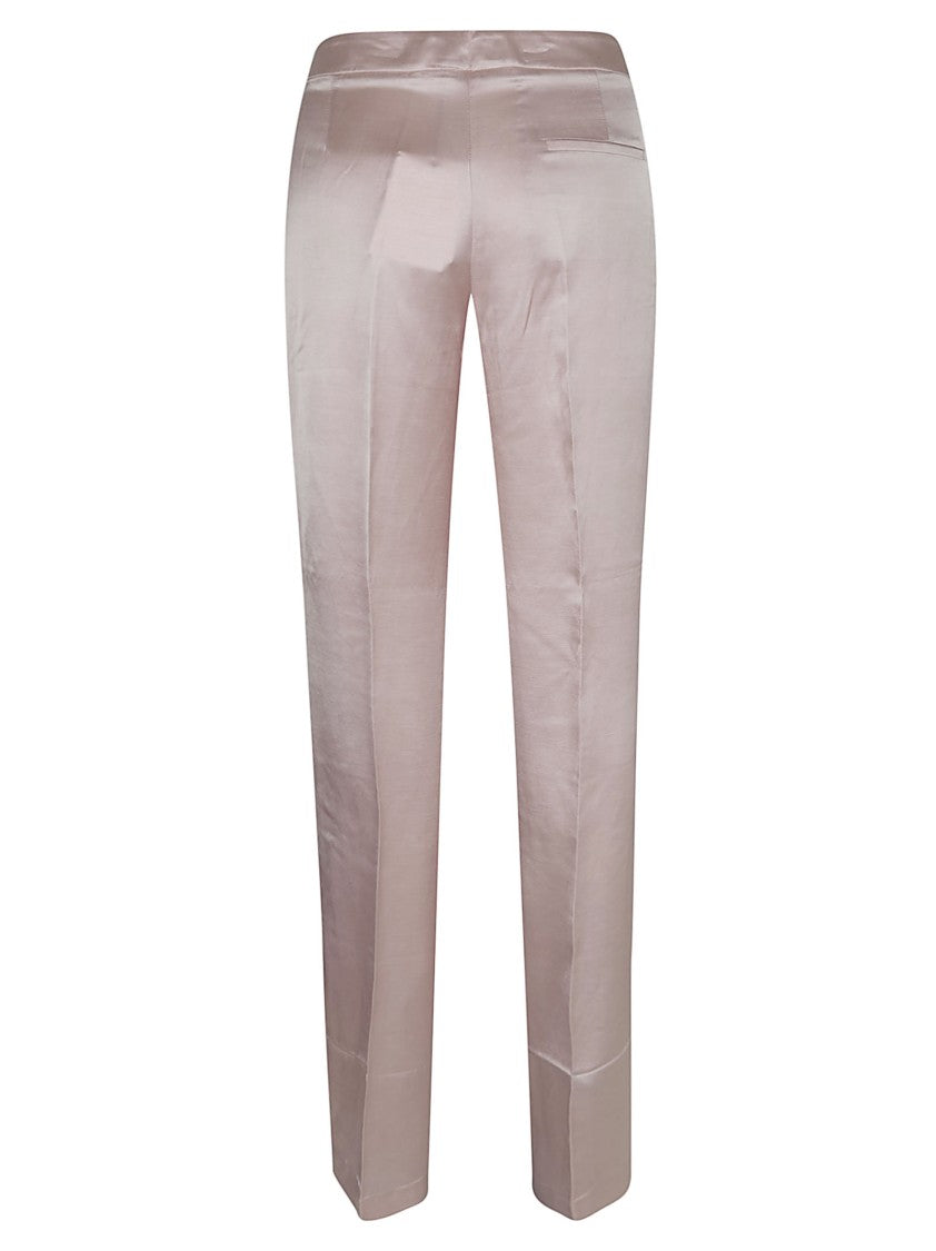 The Andamane Structured Satin Regular Fit Trousers