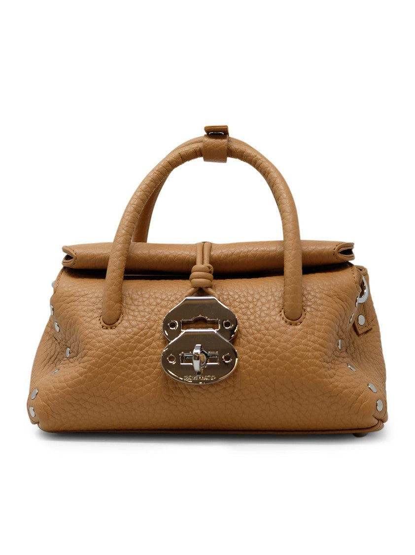 Zanellato Amaretto Leather Dotta Centauro Baby Handbag