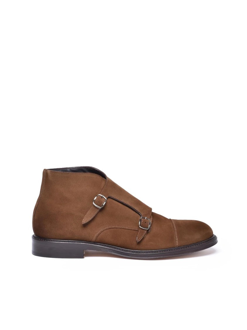 Migliore Brown Suede Leather Rubber Men's Ankle Boot