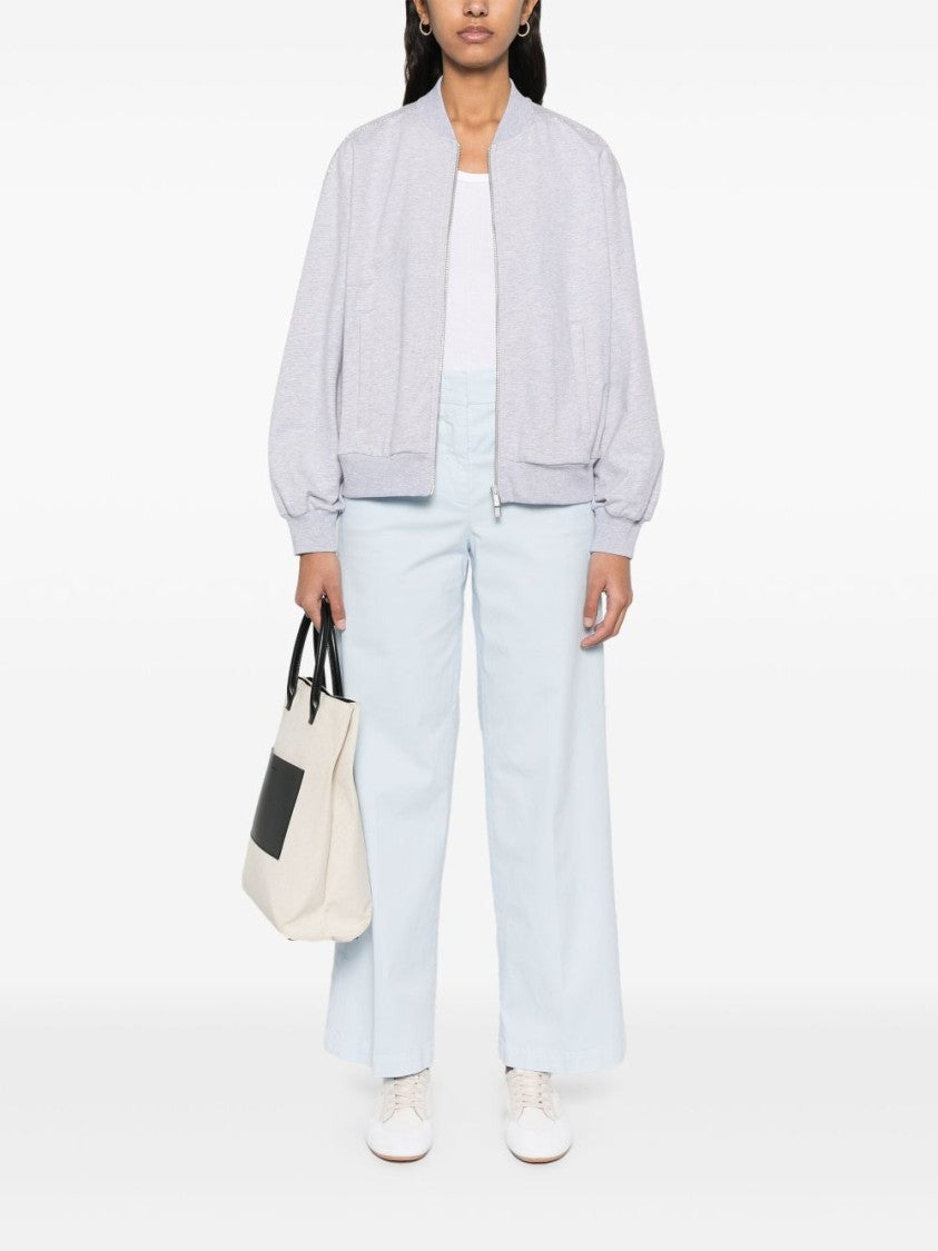 Peserico Melange Sweatshirt With Crew Neck