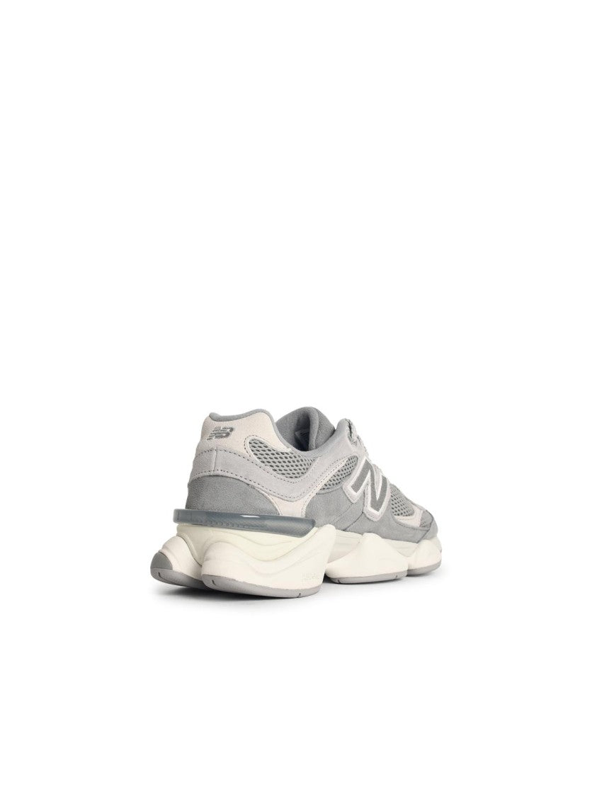 New Balance '9060' Grey Fabric Blend Sneakers