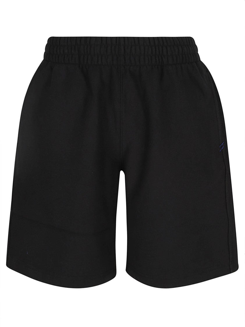 Burberry Relaxed Black Cotton Shorts