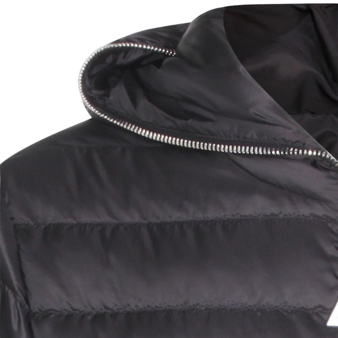 Moncler X Rick Owens Cropped Black Puffer Jacket