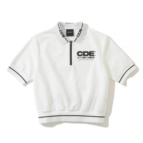 Mark&Lona Half-Zip Polo Shirt With Ribbed Collar And Signature Logo