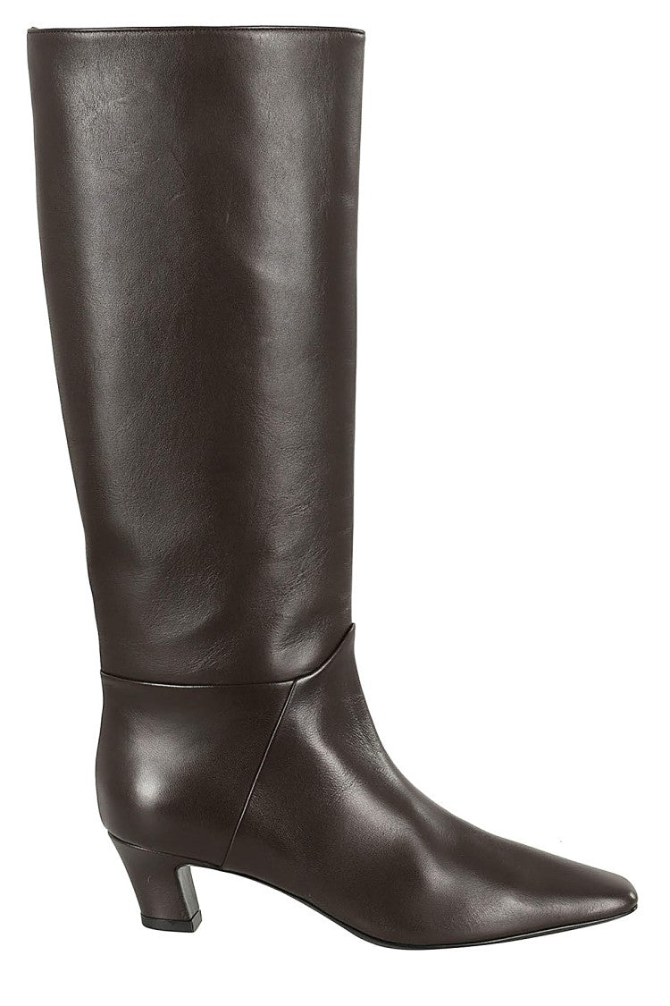 Giampaolo Viozzi High-Heeled Nappa Leather Stivale Boot