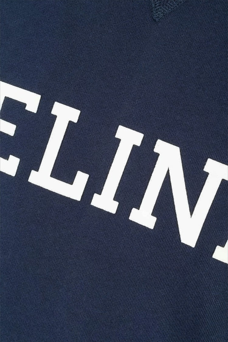 Celine Relaxed-Fit Long-Sleeve Sweatshirt With Bold Lettering