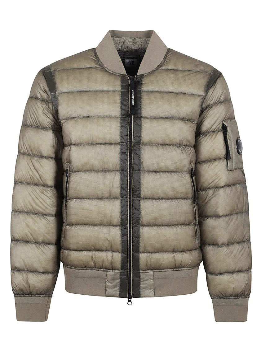 C.P. Company Lightweight Quilted Jacket With Ribbed Accents