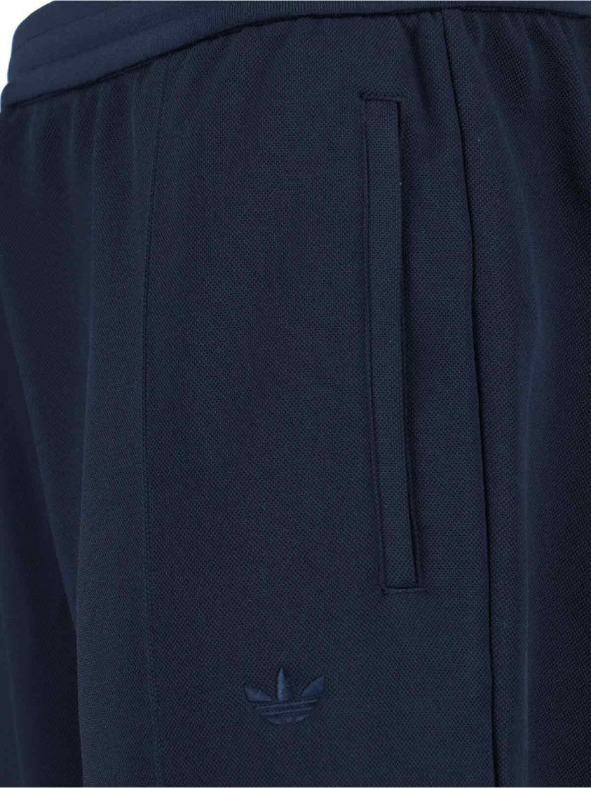 Adidas X Wales Bonner Navy Blue Activewear Pants With Elasticized Waistband