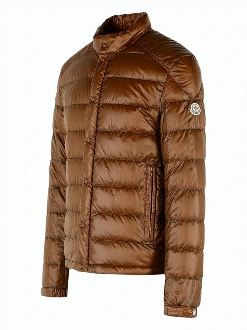 Moncler Glossy Quilted Short Down Jacket