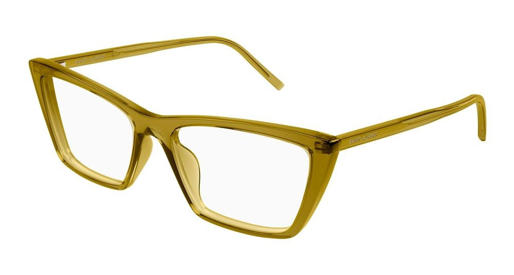 Saint Laurent Eyeglasses Saint Laurent Sl 737 Mica Thin Opt 006 Green Green Transpare 54/16/145