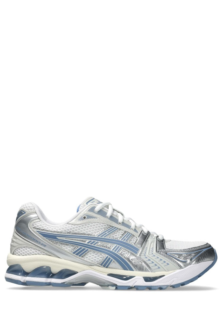 Asics White Light Navy Gel-Kayano 14 Sneakers