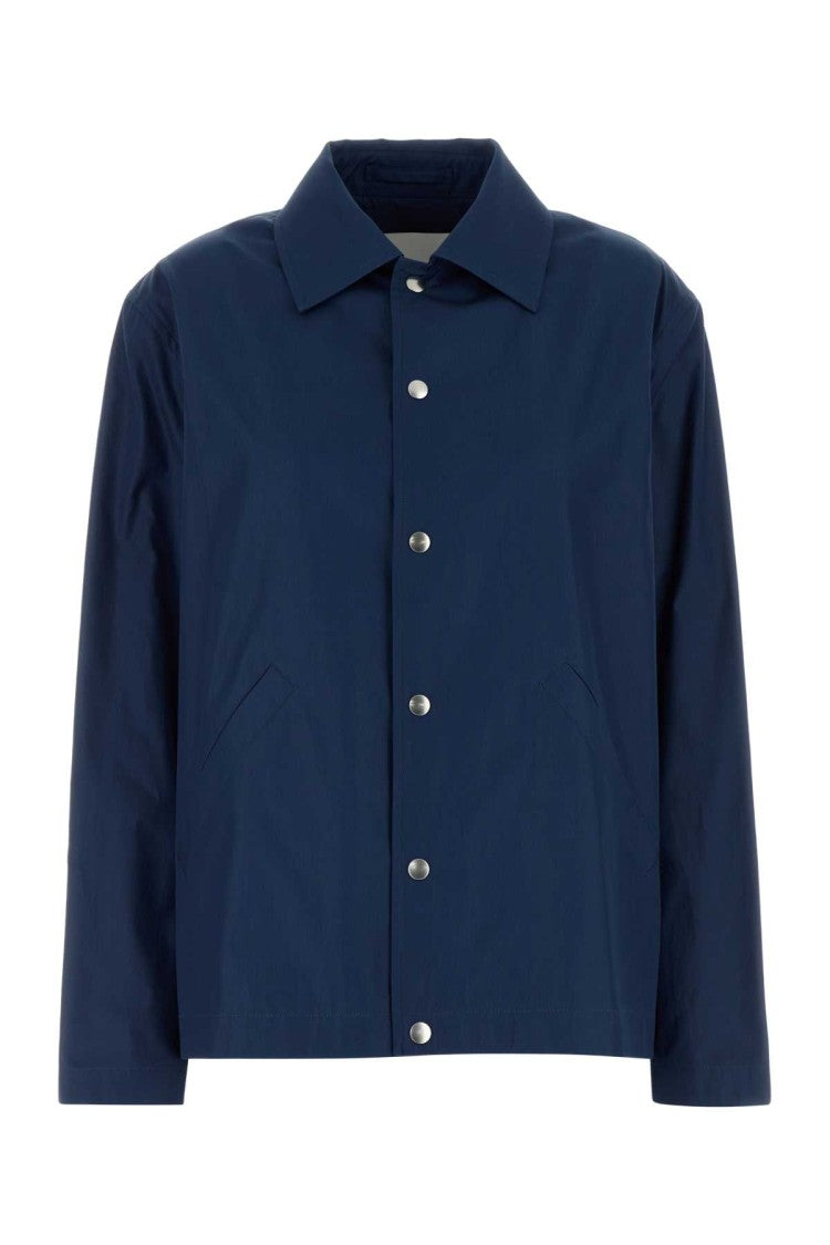 Jil Sander Blue Taffeta Jacket