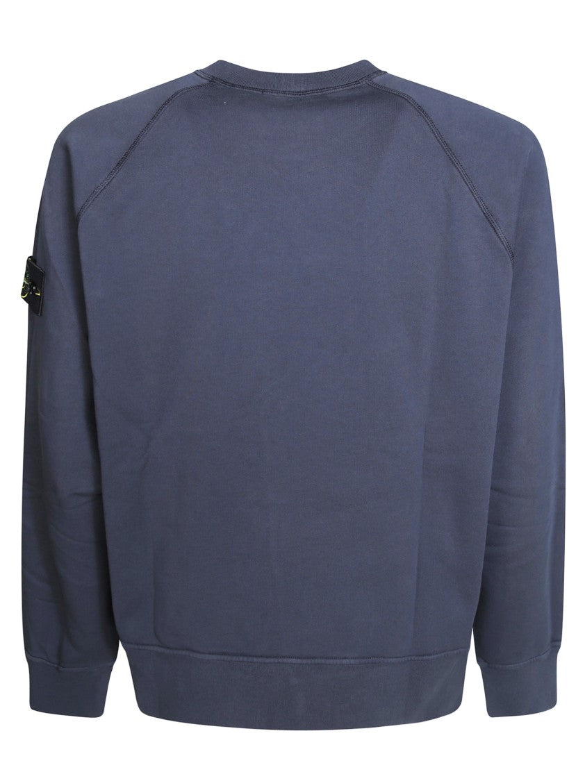 Stone Island Crewneck Sleeve Patch Sweatshirt