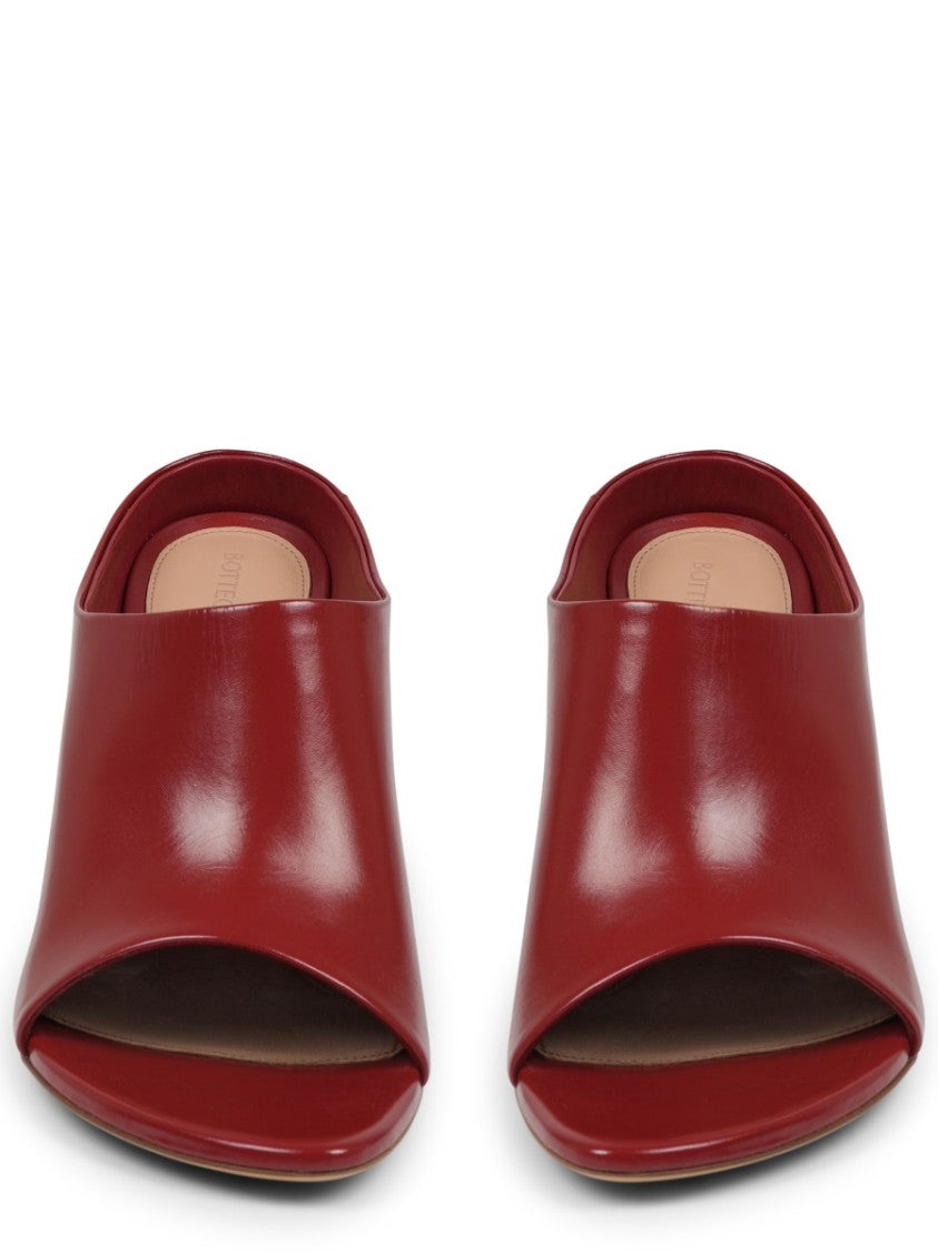 Bottega Veneta Sculpted Mule Shoe With Peep-Toe Design