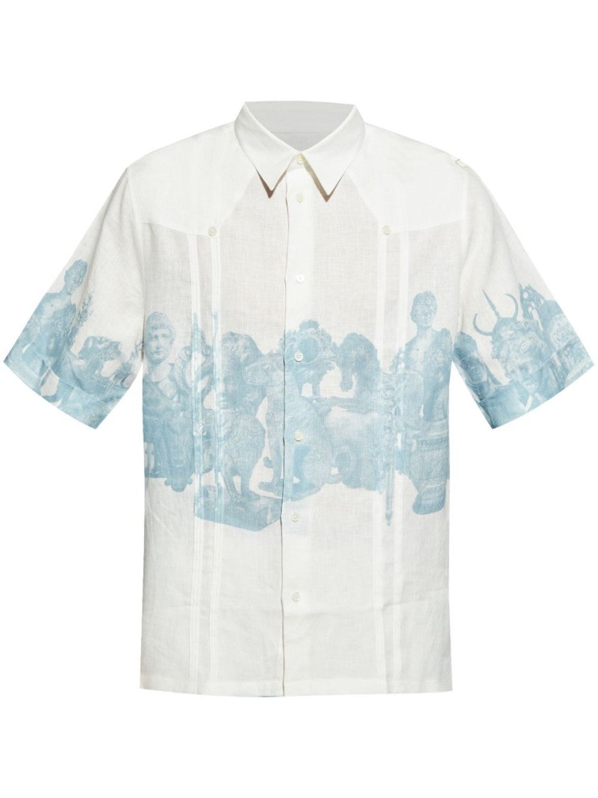 Givenchy Short-Sleeved Linen Shirt