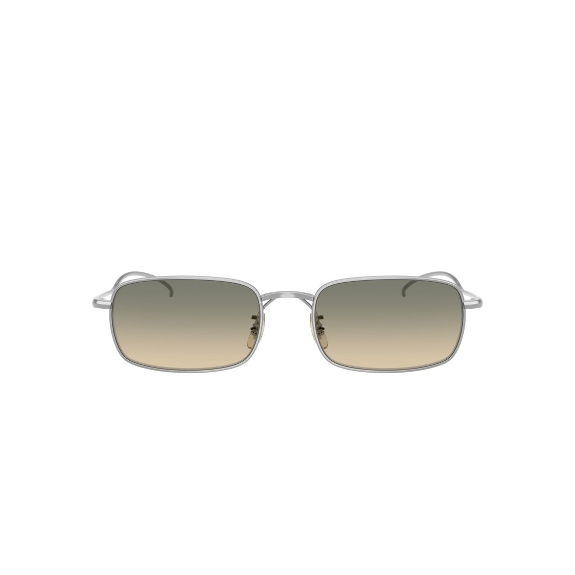 Oliver Peoples 0Ov1364st Rectangular Titanium Sunglasses With Gradient Lenses