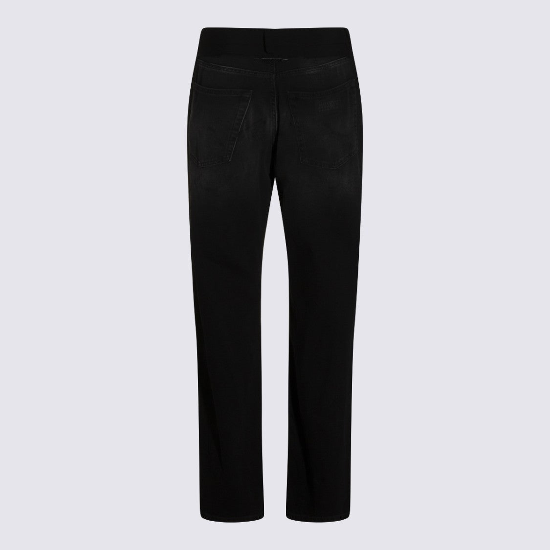 Mm6 By Maison Margiela Black Cotton Jeans