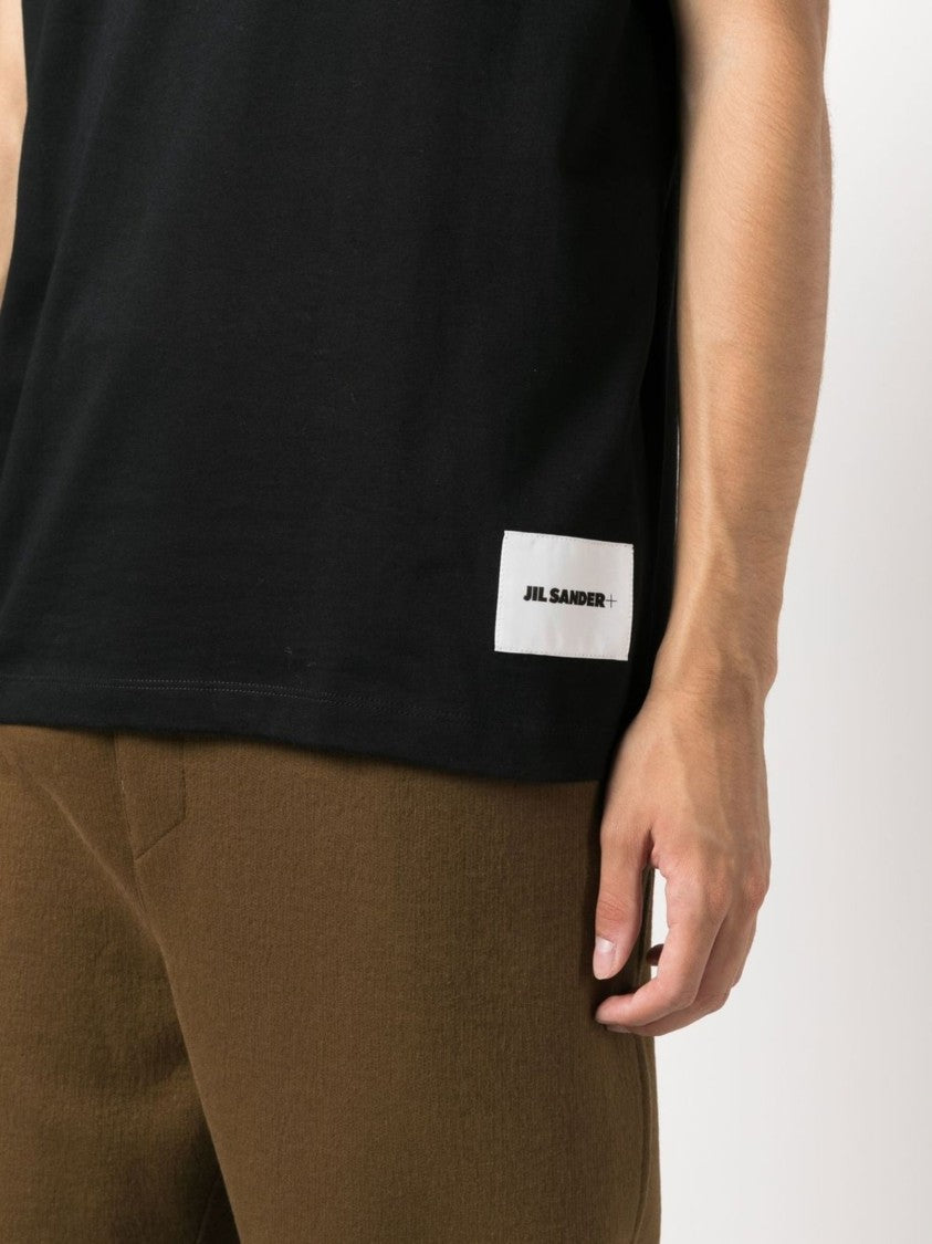 Jil Sander Black T-Shirt 3 Pack Organic Cotton