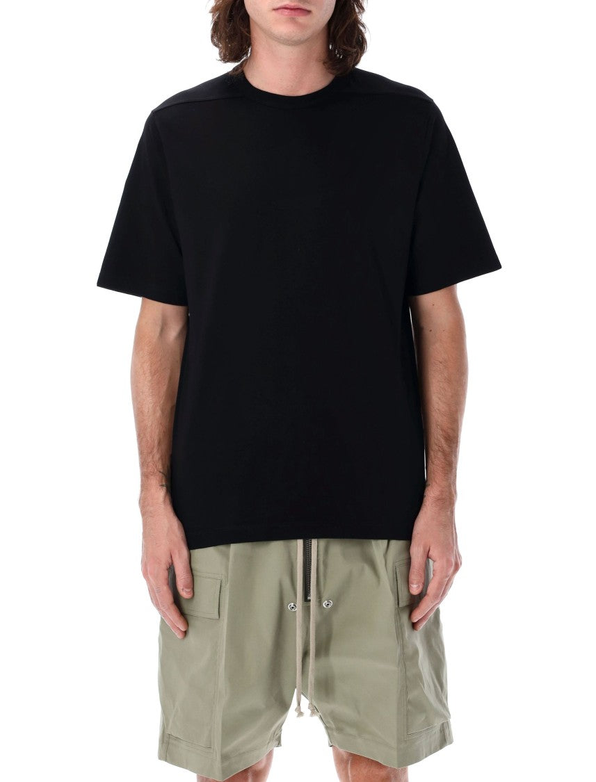 Rick Owens Relaxed Fit Black Cotton T-Shirt