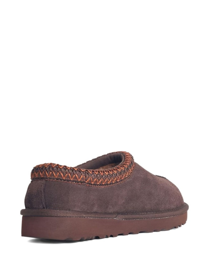 Ugg Brown Suede Sandals With Braided Trim